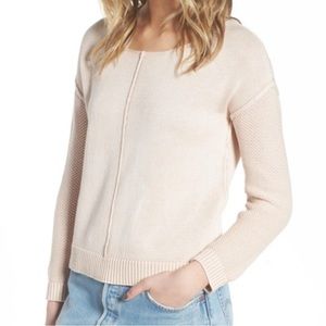 Rails Erin sweater sz S sand washed blush cotton